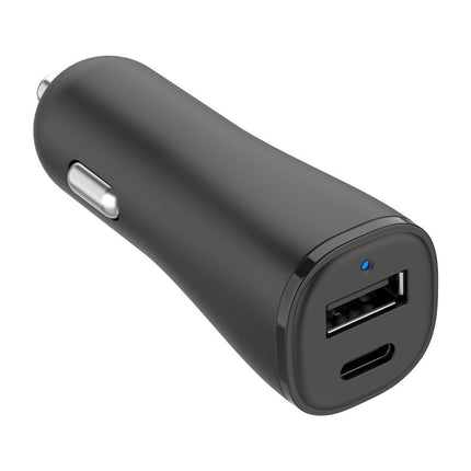 Chargeur allume cigare ESSENTIELB 32W USB-A + USB-C noir