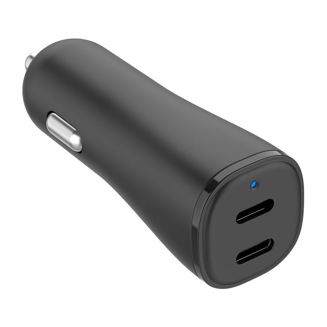 Chargeur allume cigare ESSENTIELB 40W 2x USB-C noir