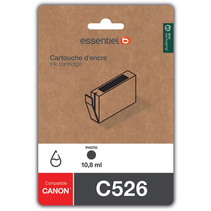 Cartouche d'encre ESSENTIELB C526 Noir photo