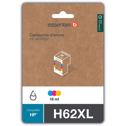 Cartouche d'encre ESSENTIELB H62 XL 3 couleurs