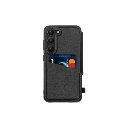 Etui ADEQWAT Samsung S23 Cuir noir