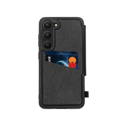 Etui ADEQWAT Samsung s23+ Cuir noir