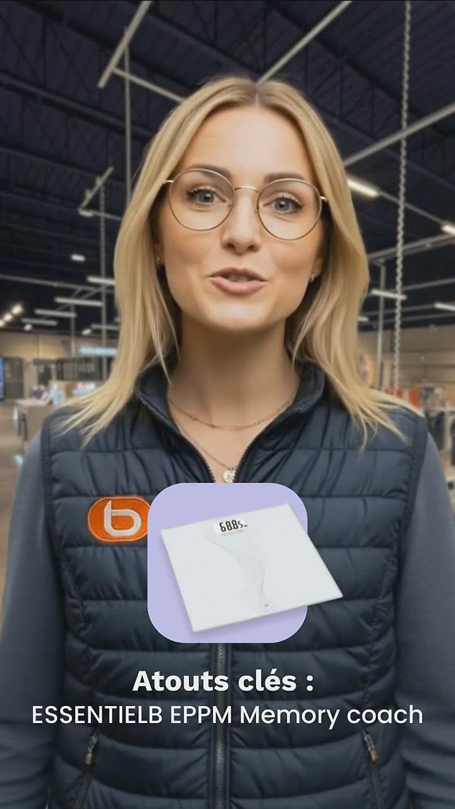 Pèse personne ESSENTIELB EPPM Memory coach