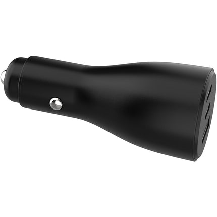 Chargeur allume cigare ADEQWAT 72W 2x USB-C + USB-A noir