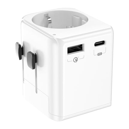 Adaptateur de voyage ESSENTIELB Europe vers Monde 20W