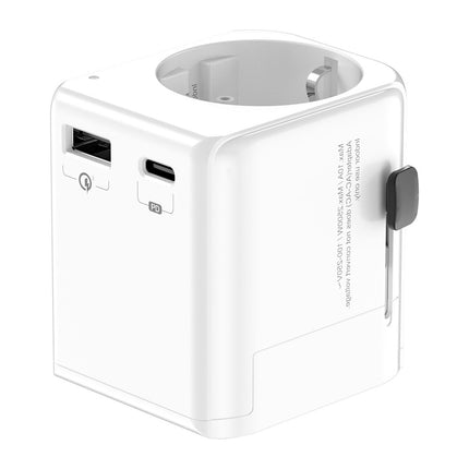 Adaptateur de voyage ESSENTIELB Europe vers Monde 20W