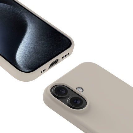 Coque ADEQWAT iPhone 16 Plus MagSafe - Beige