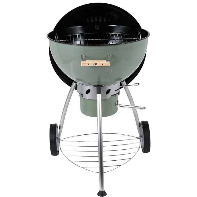 Barbecue charbon ESSENTIELB EBCK1 vert sur pieds 55 cm