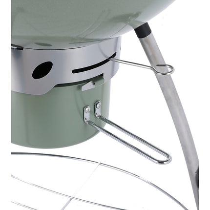 Barbecue charbon ESSENTIELB EBCK1 vert sur pieds 55 cm