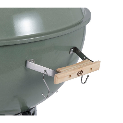 Barbecue charbon ESSENTIELB EBCK1 vert sur pieds 55 cm