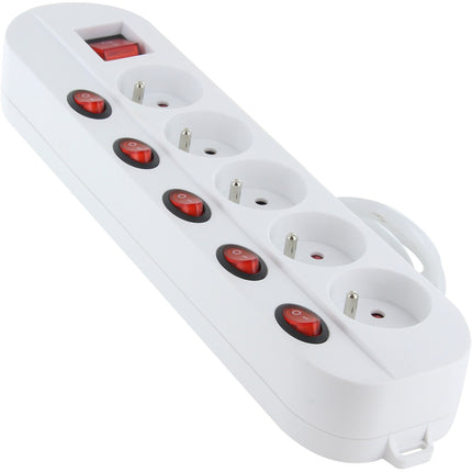 Multiprise ESSENTIELB 5 prises multiswitch 5x16A/230V (2P+T)