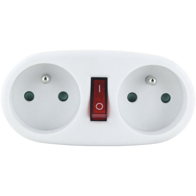 Multiprise ESSENTIELB 2 prises 2x16A/230V (2P+T)