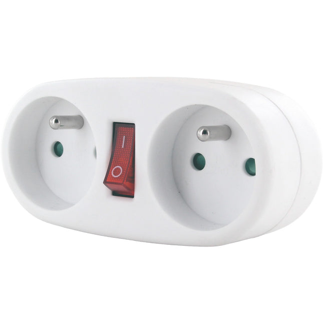 Multiprise ESSENTIELB 2 prises 2x16A/230V (2P+T)