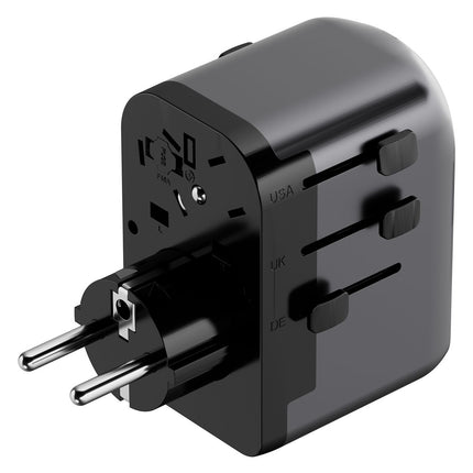 Adaptateur de voyage ADEQWAT 65W universel EU UK US ASIE