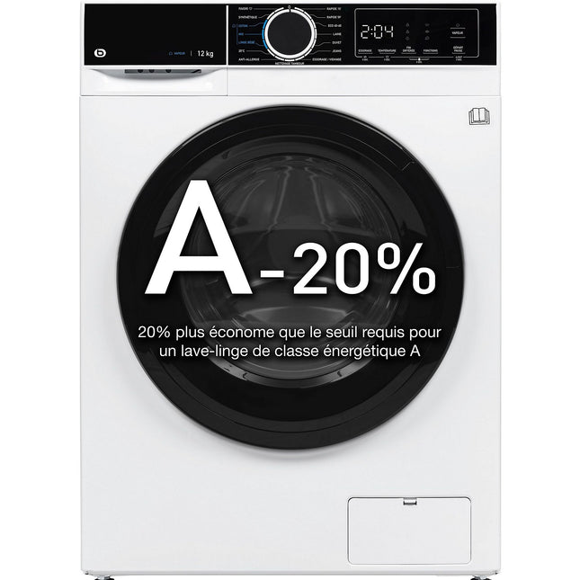 Lave linge hublot ESSENTIELB ELF1214-3b