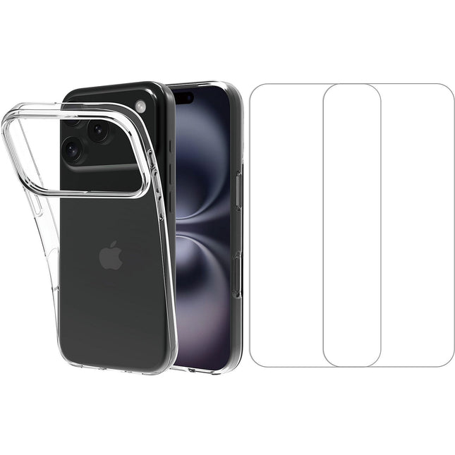 Pack ESSENTIELB iPhone 17 Pro coque + verre trempé X2