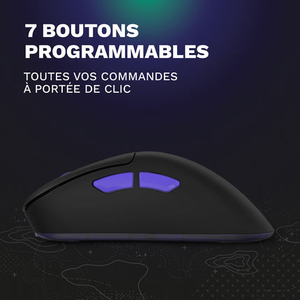 Souris Gamer Sans Fil SKILLKORP M20 Pro Noir Ultimate 8K