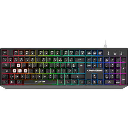 Clavier gamer SKILLKORP K5 Noir Membrane Access