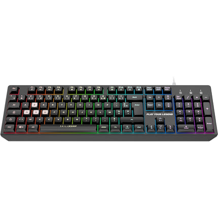 Clavier gamer SKILLKORP K5 Noir Membrane Access