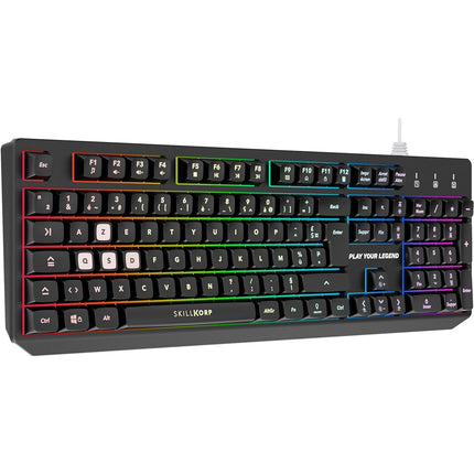 Clavier gamer SKILLKORP K5 Noir Membrane Access