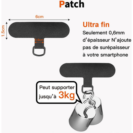Cordon téléphone ESSENTIELB Amovible doux