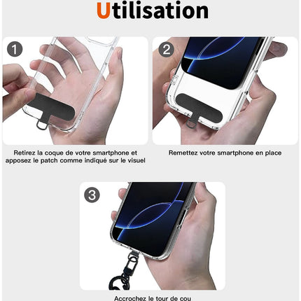 Cordon téléphone ESSENTIELB Amovible doux