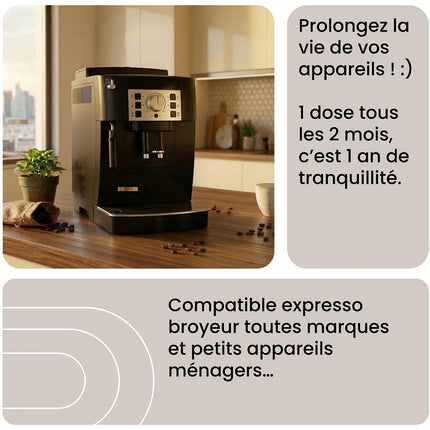 Détartrant ESSENTIELB Premium 500mL multi-appareils, efficace contre le calcaire