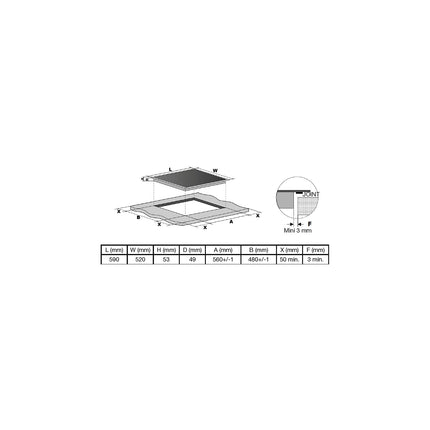 Plaque induction ESSENTIELB ETI41M