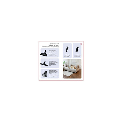 Aspirateur avec sac ESSENTIELB EAT Complete clean