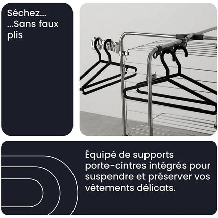 Etendoir à linge ESSENTIELB Ultra compact - Séchoir EBDR220