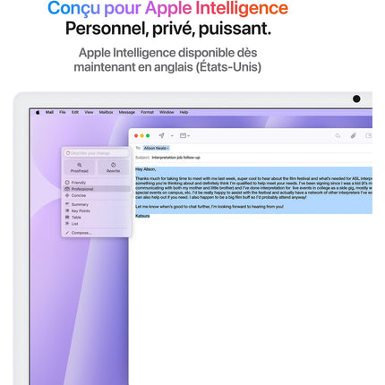 Ordinateur Apple IMAC 24' M4 16Go 256Go CPU 10 GPU 10 Mauve Reconditionné