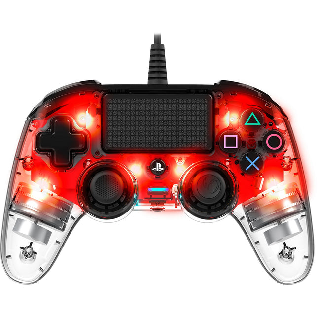 Manette NACON Manette Compacte Rouge Translucide