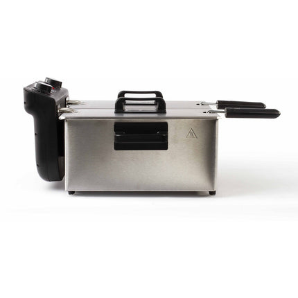 Friteuse semi-professionnelle LIVOO Huile double 2x3 L DOC217