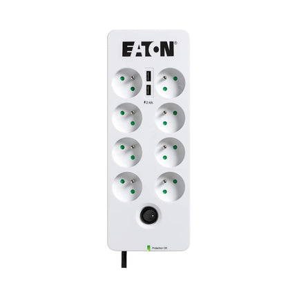 Parafoudre EATON 8 prises parafoudres + 2 USB