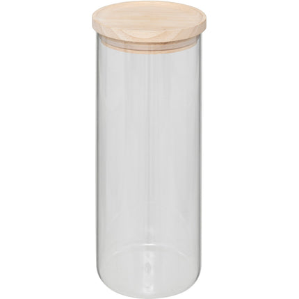 Boîte hermétique 5FIVE Hermet 1.6L verre et bois