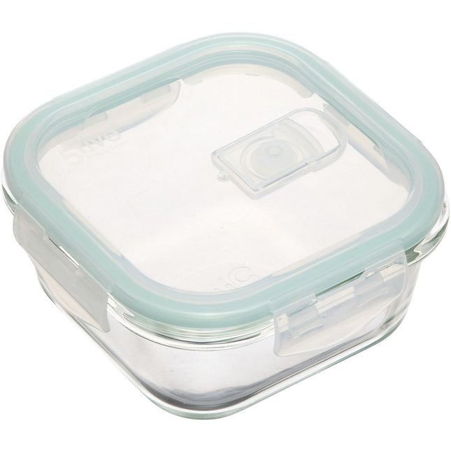 Boîte hermétique 5FIVE carrée Clipeat 0.8 l verre