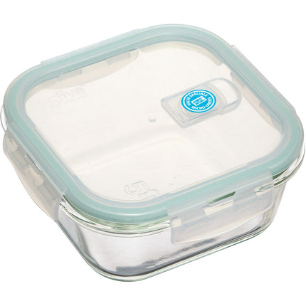 Boîte hermétique 5FIVE carrée Clipeat 0.8 l verre