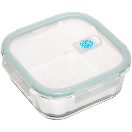 Boîte hermétique 5FIVE carrée Clipeat 0.8 l verre
