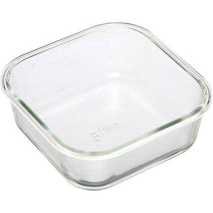 Boîte hermétique 5FIVE carrée Clipeat 0.8 l verre