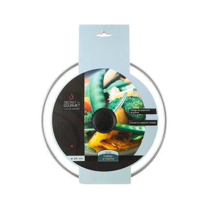 Couvercle universel 5FIVE en verre 24cm