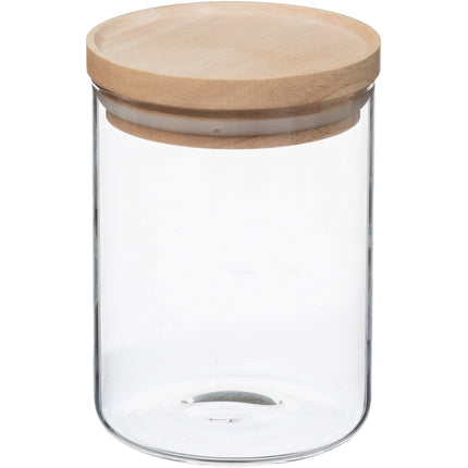 Boîte hermétique 5FIVE Hermet 1.3 l verre et bois