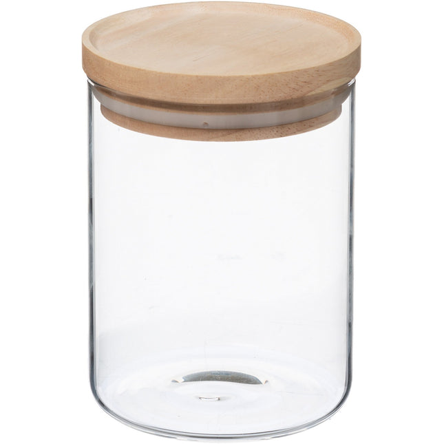 Boîte hermétique 5FIVE Hermet 1.3 l verre et bois