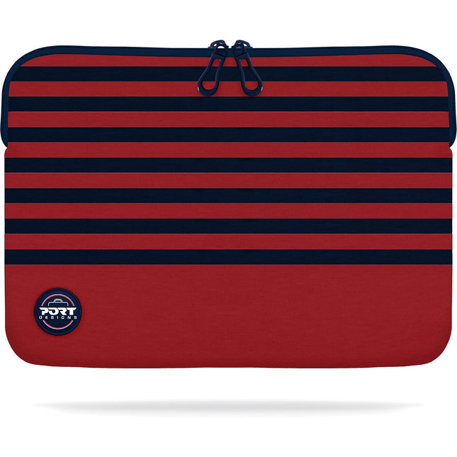 Housse PORT 13/14" Mémoire de forme Marinière rouge
