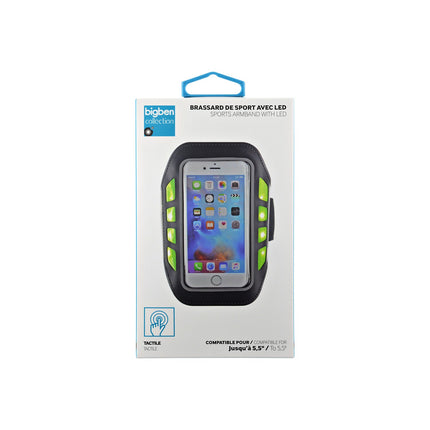 Brassard BIGBEN CONNECTED Universel LED réfléchissantes L Noir