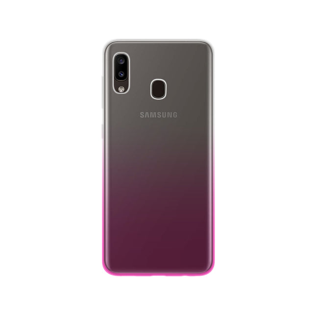 Coque BIGBEN CONNECTED Samsung A20e Gradient noir/rose