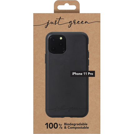 Coque JUST GREEN iPhone 11 Pro Bio noir