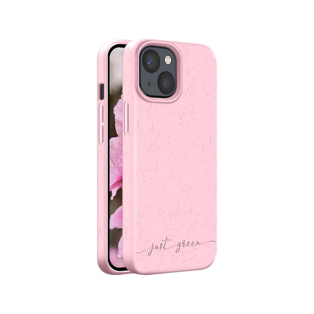 Coque JUST GREEN iPhone 13 mini Bio rose