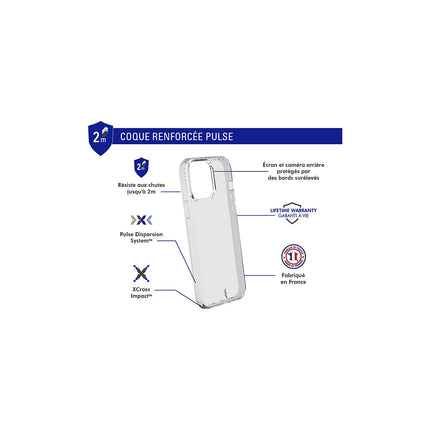 Coque FORCE CASE iPhone 13 Pro Max Transparente