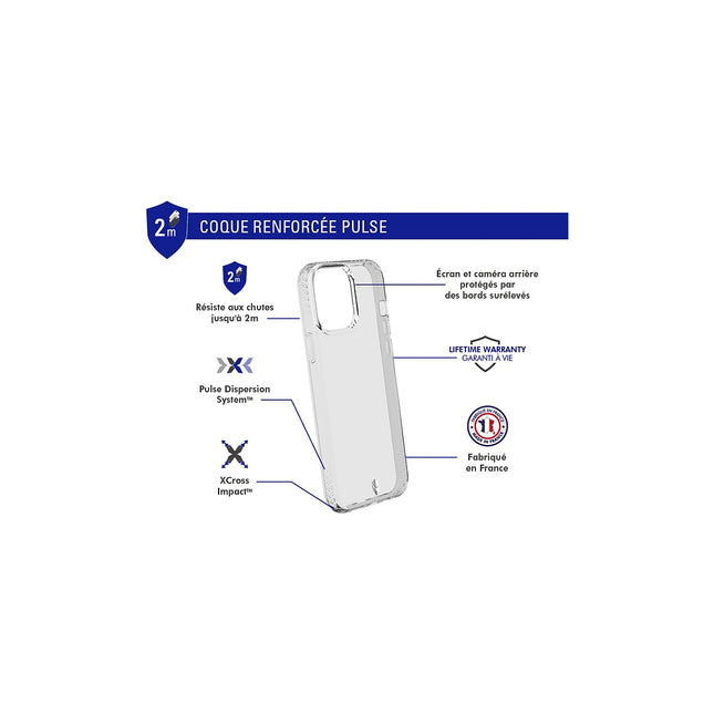 Coque FORCE CASE iPhone 13 Pro Max Transparente