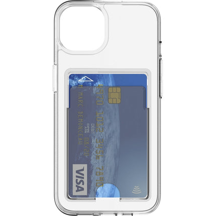 Coque BIGBEN CONNECTED iPhone 14 transparent porte-cartes